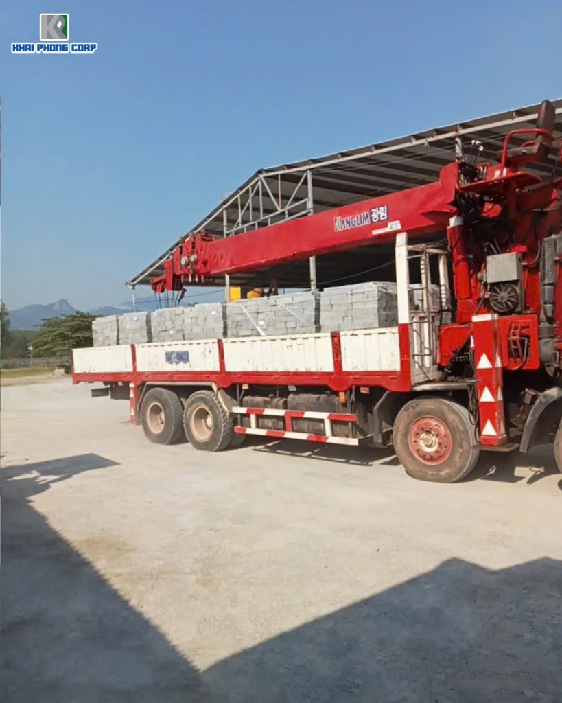 Du an san bay chu lai su dung gach the khong nung Khai Phong