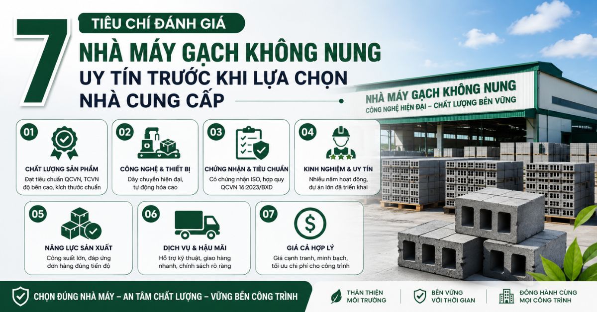 Cach chon nha may gach khong nung uy tin